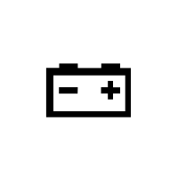 Warnleuchte 12V-Batterie